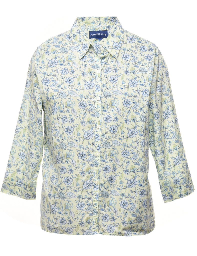 Floral Blouse - L
