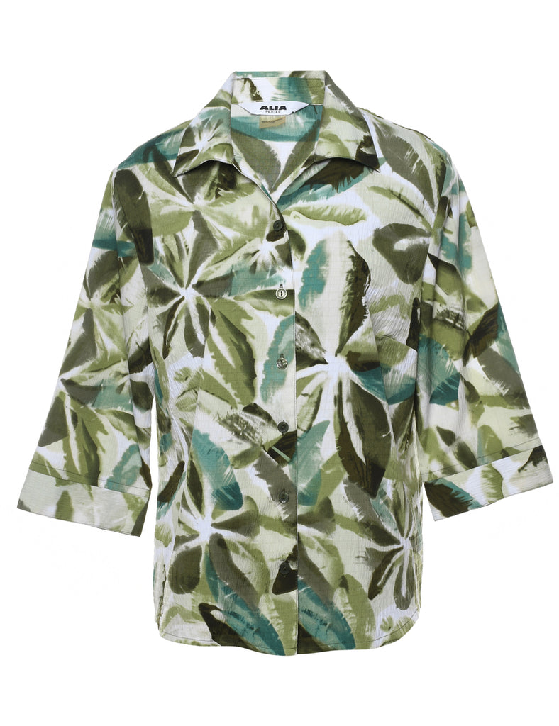 Floral Blouse - L