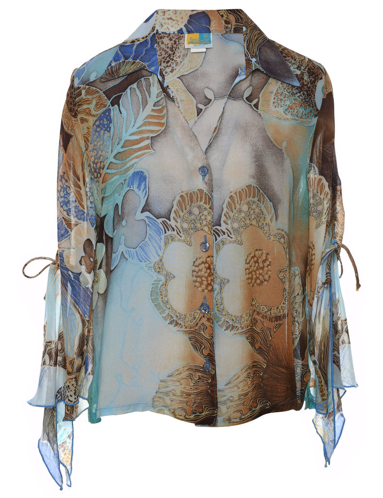 Floral Blouse - M