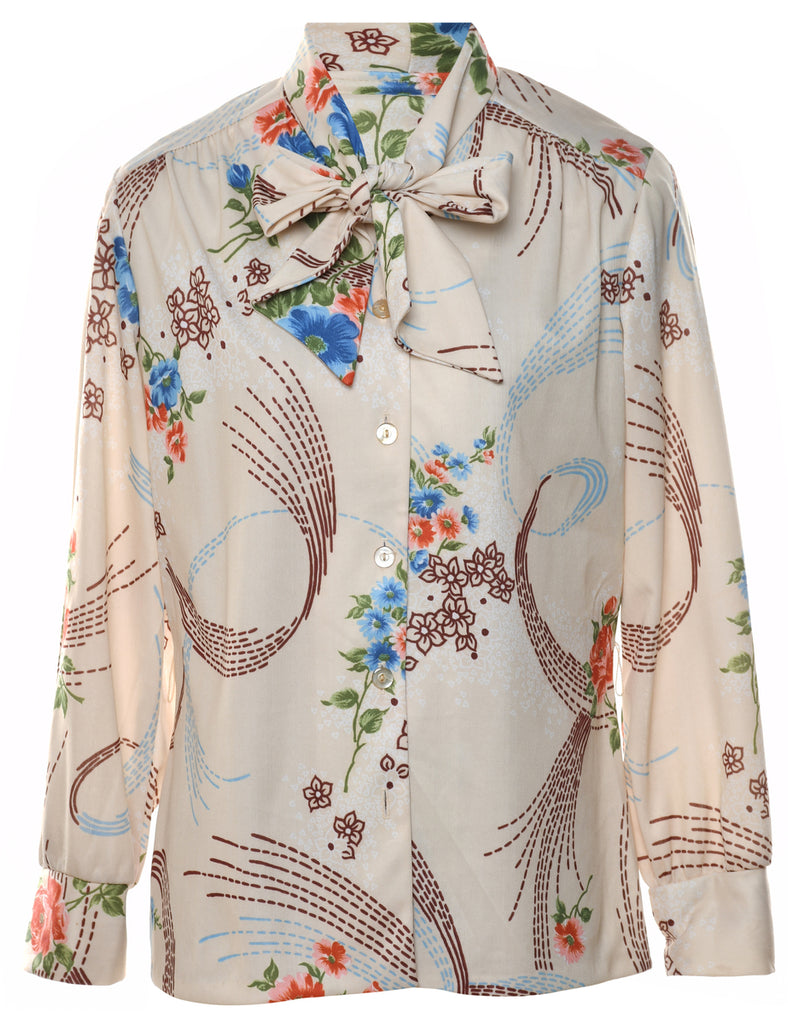 Floral Blouse - L