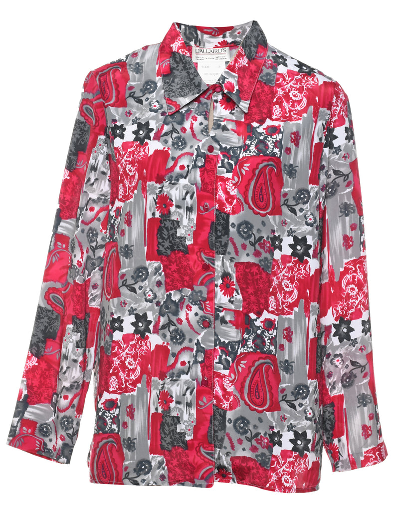Floral Blouse - L