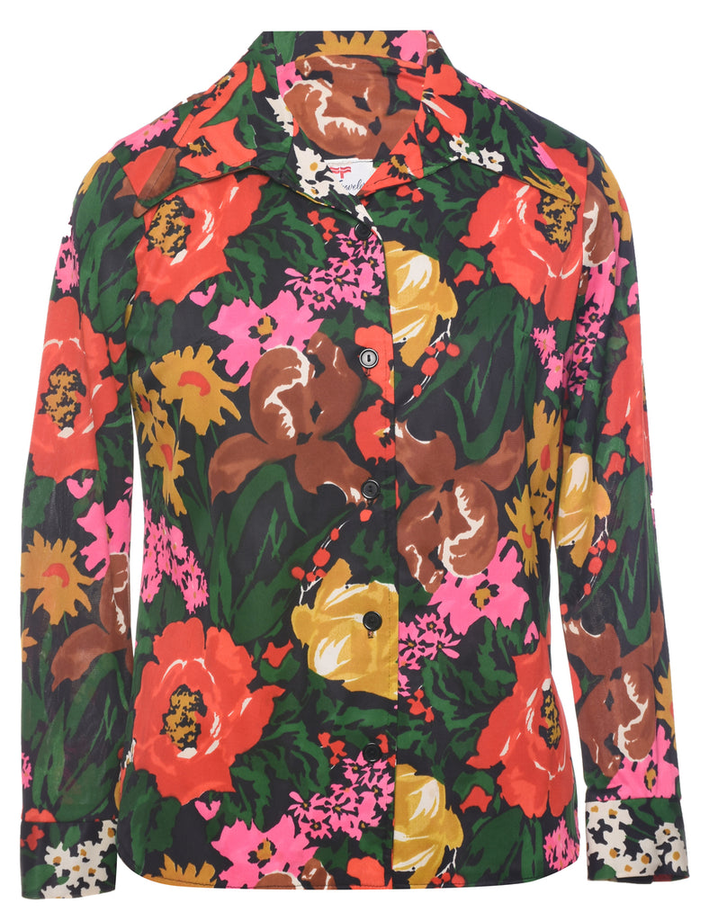Floral Blouse - L