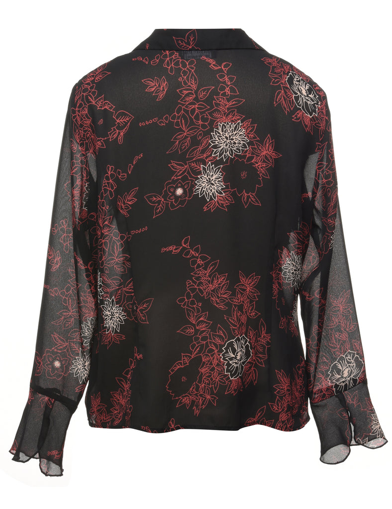 Floral Blouse - L