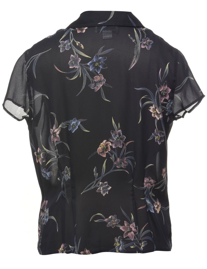 Floral Blouse - L