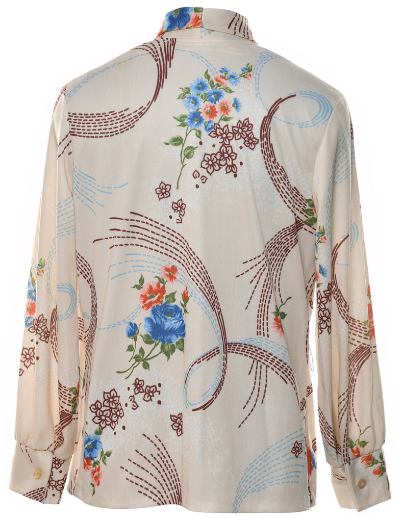 Floral Blouse - L