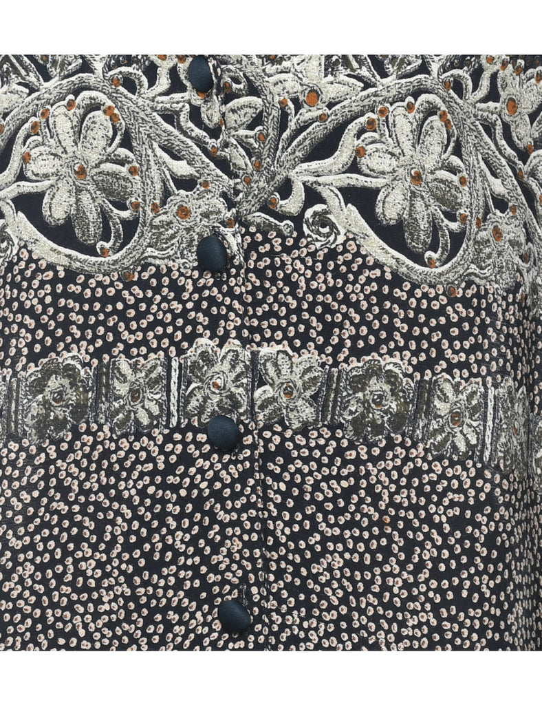 Floral Blouse - L