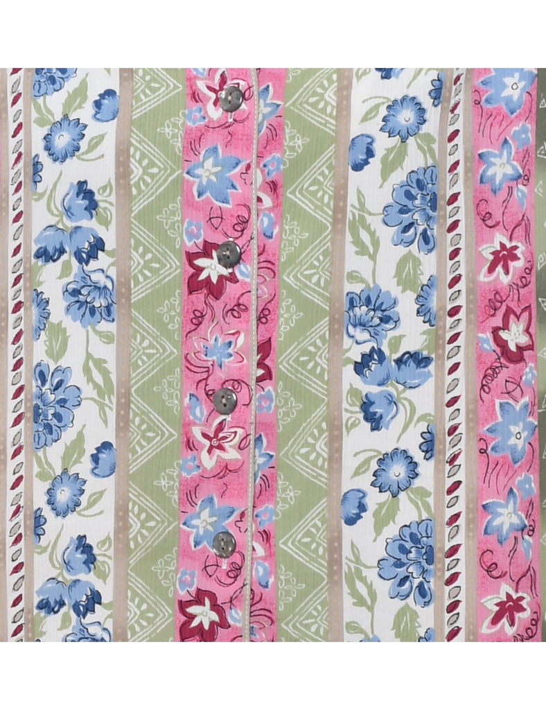 Floral Blouse - L