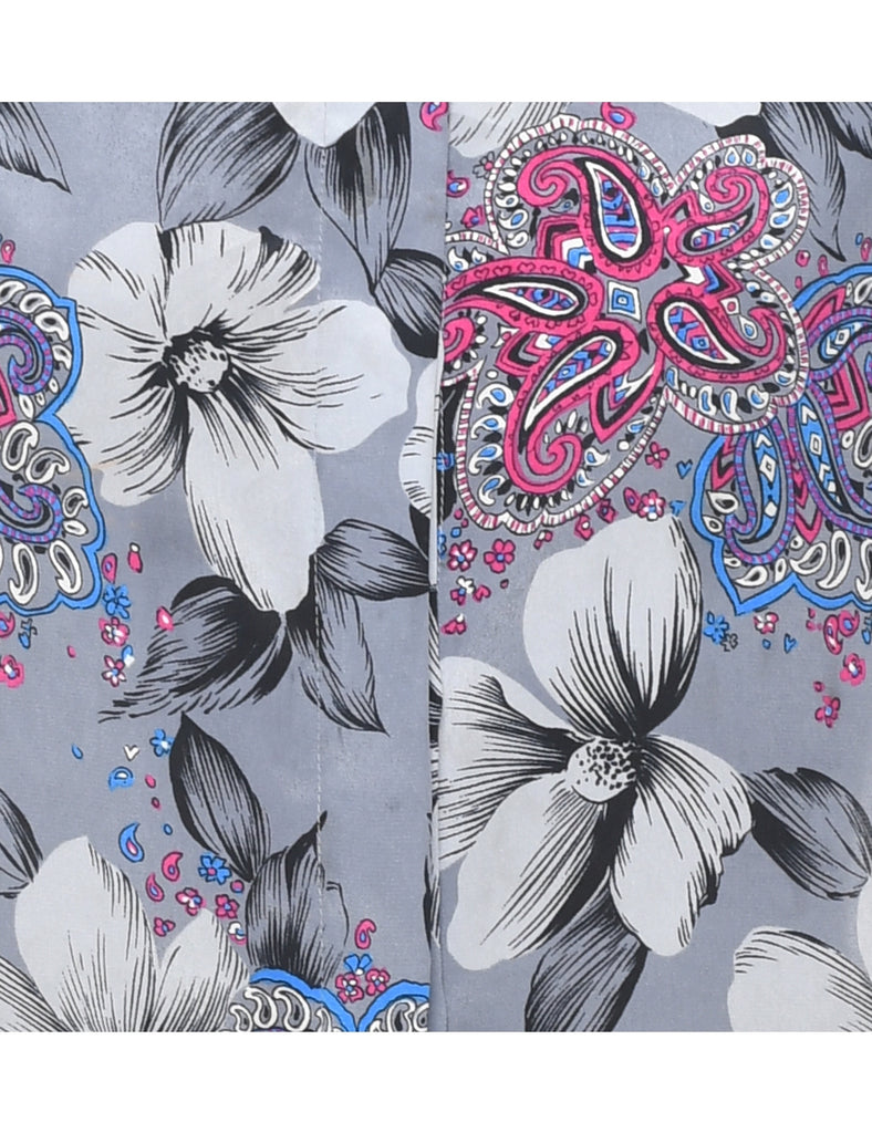 Floral Blouse - L