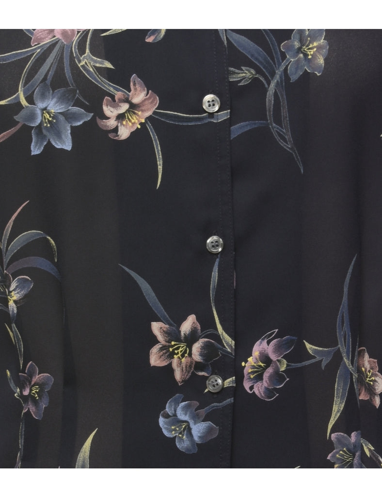 Floral Blouse - L