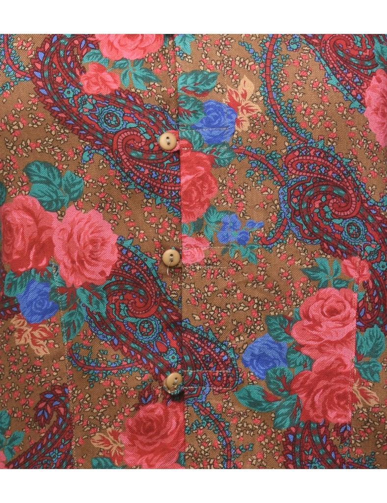 Floral Blouse - M
