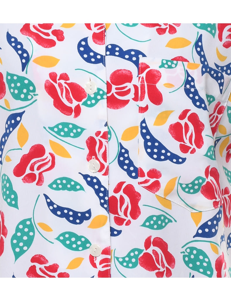 Floral Blouse - L
