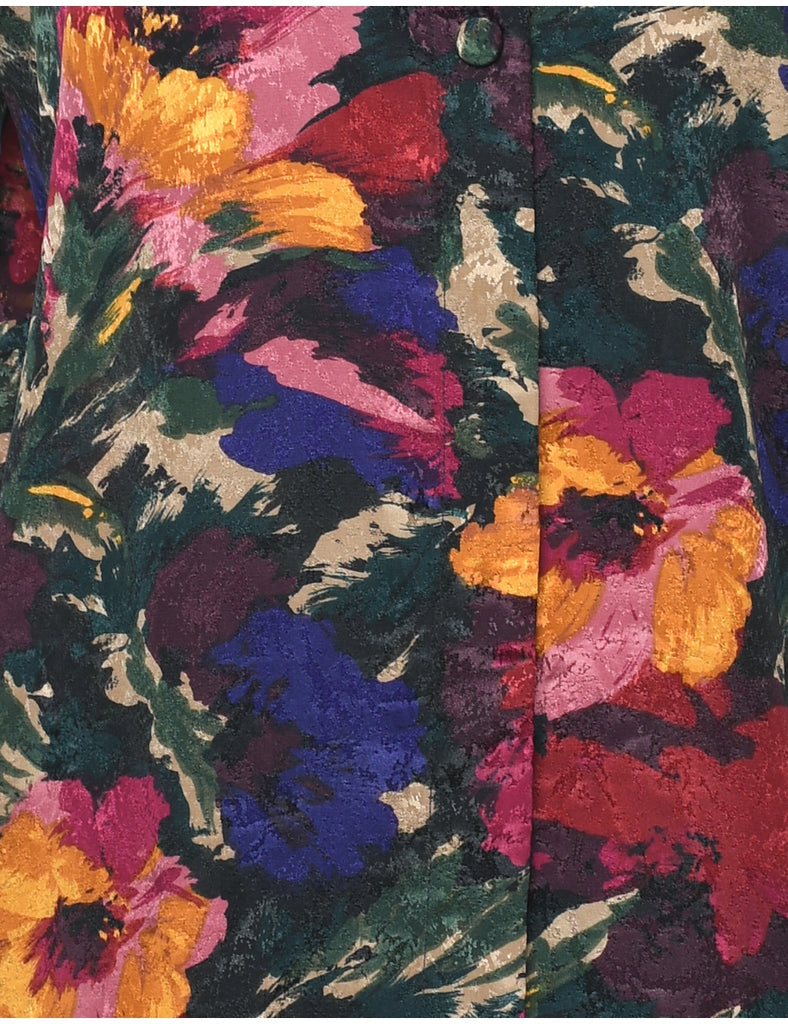 Floral Blouse - L