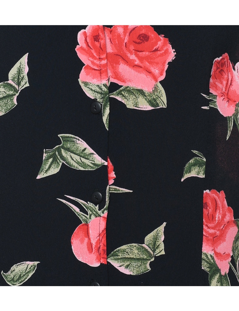 Floral Blouse - L