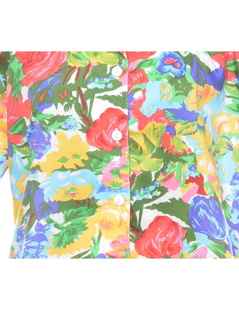 Floral Blouse - L