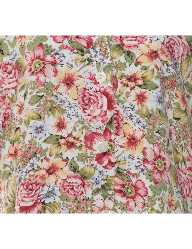 Floral Blouse - L