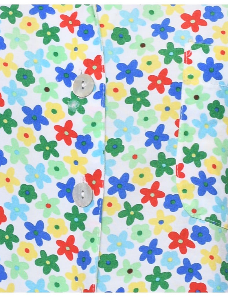 Floral Blouse - L
