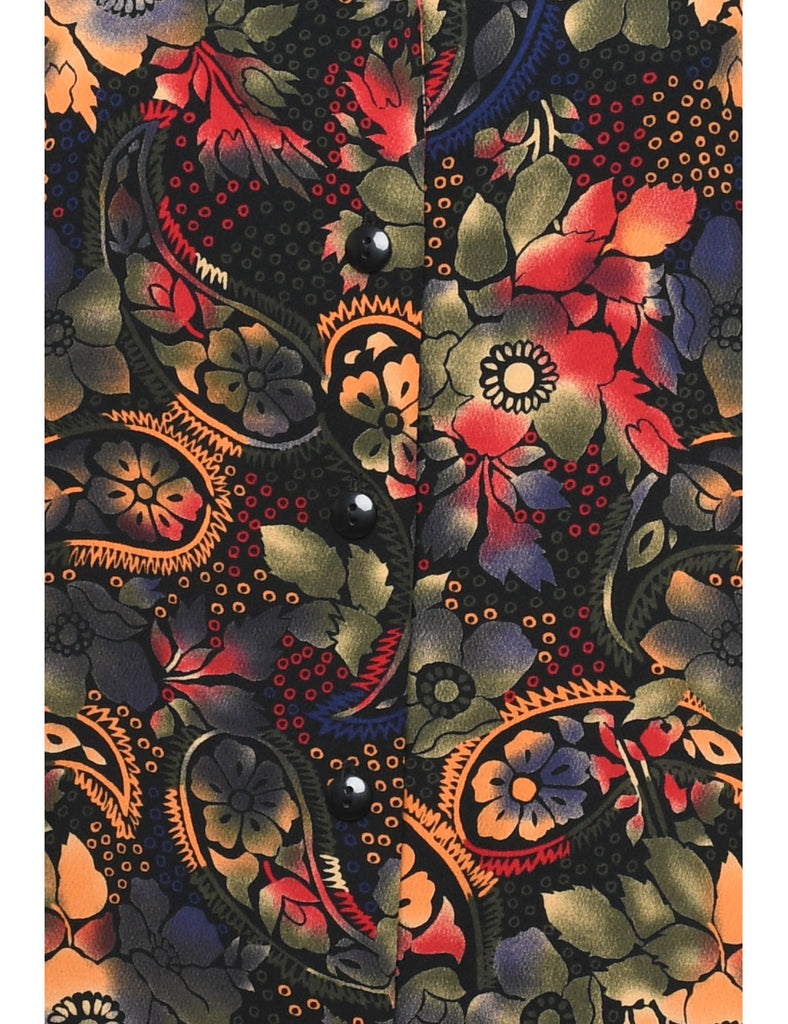 Floral Blouse - L