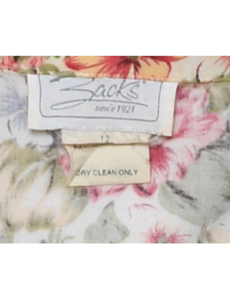 Floral Blouse - L