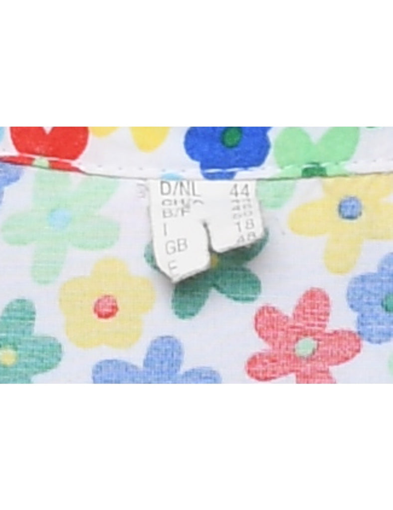 Floral Blouse - L