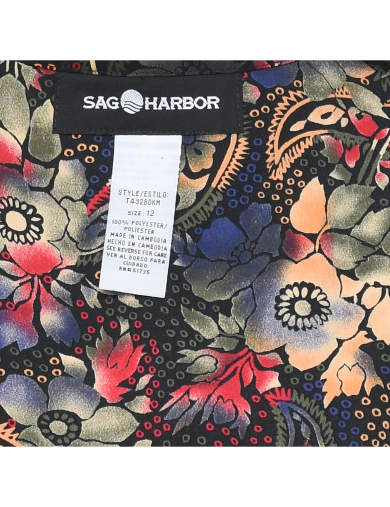 Floral Blouse - L