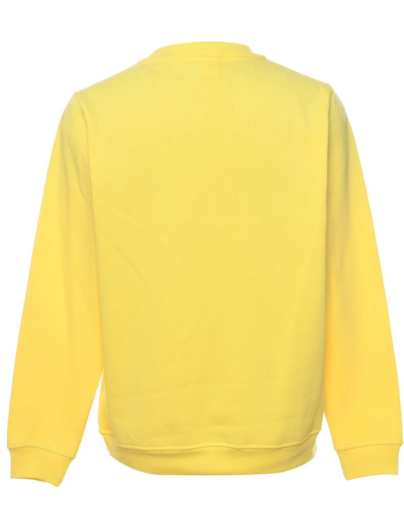 Floral Embroidered 1990s Sweatshirt - M