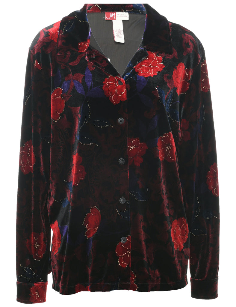 Floral Evening Shirt - L