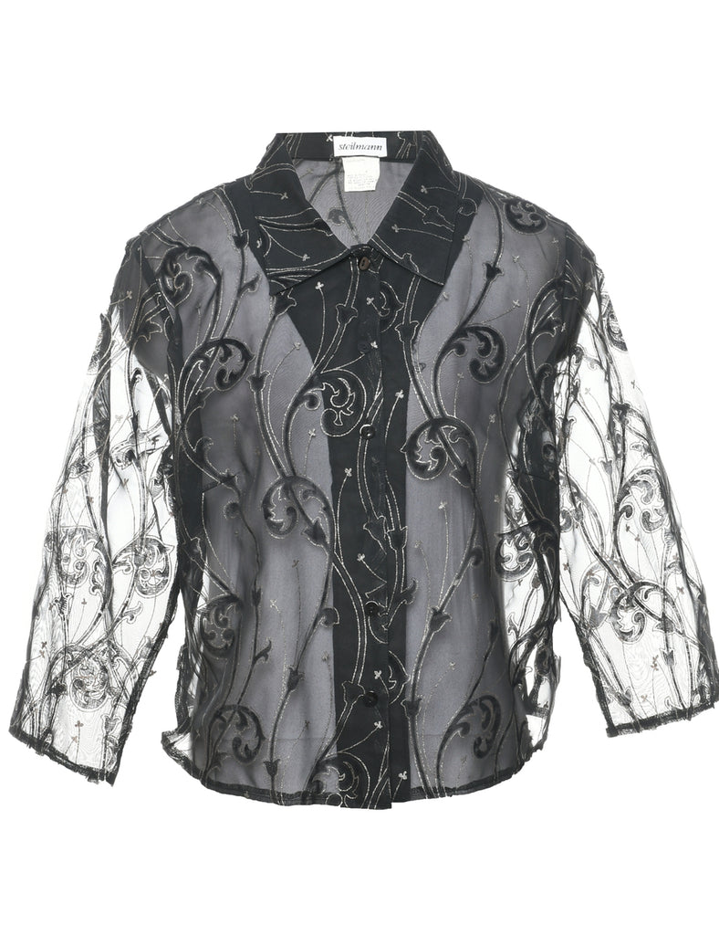 Floral Evening Shirt - L