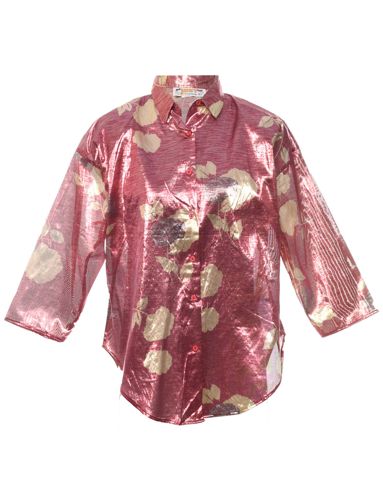 Floral Evening Shirt - M
