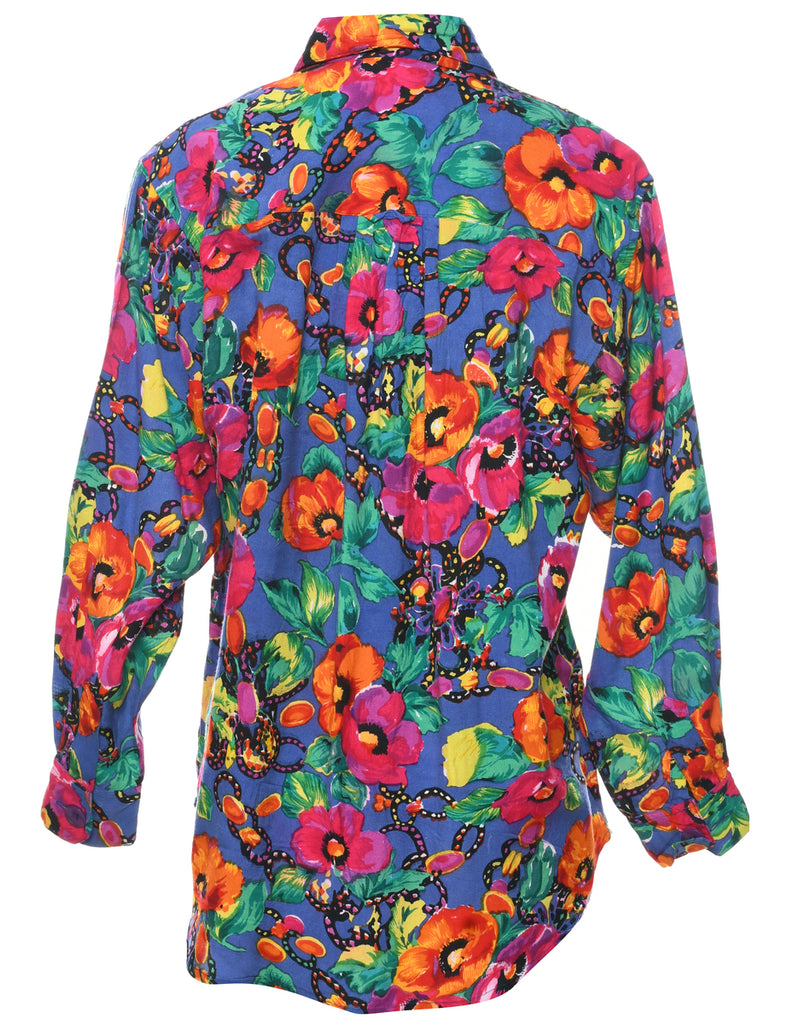 Floral Evening Shirt - S