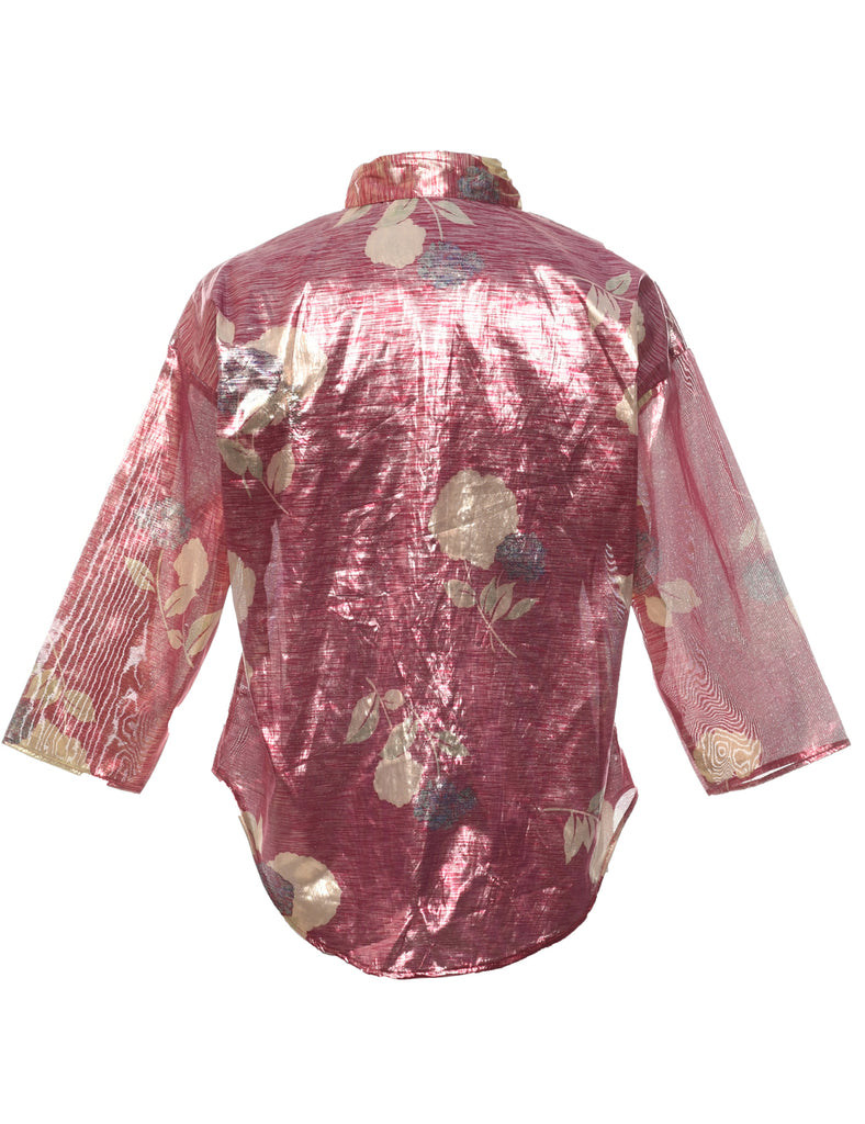 Floral Evening Shirt - M