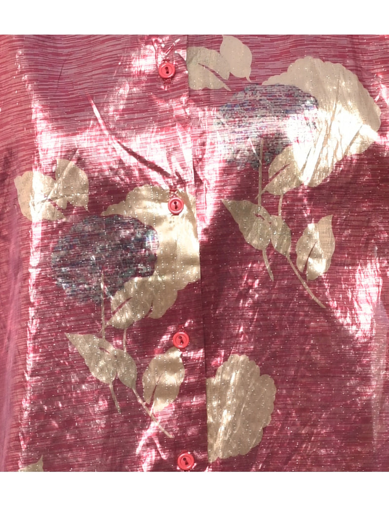 Floral Evening Shirt - M
