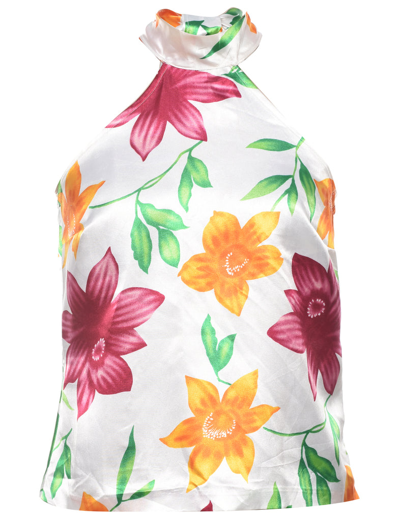 Floral Evening Top - M