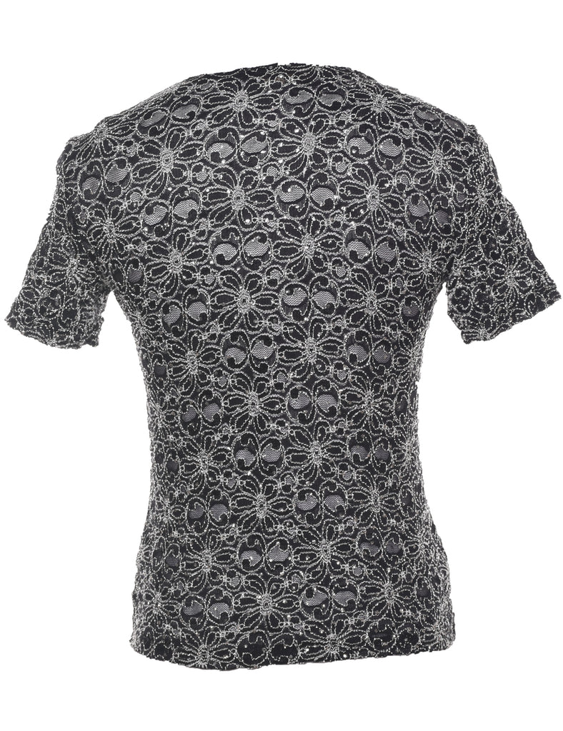 Floral Evening Top - S