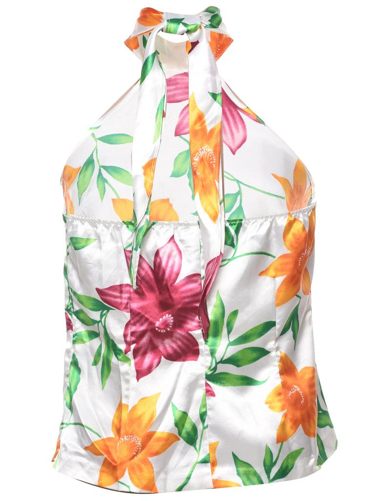 Floral Evening Top - M