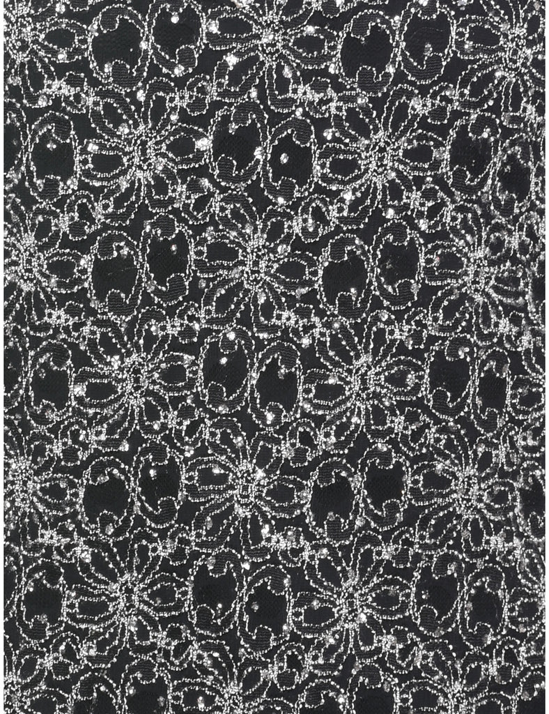 Floral Evening Top - M
