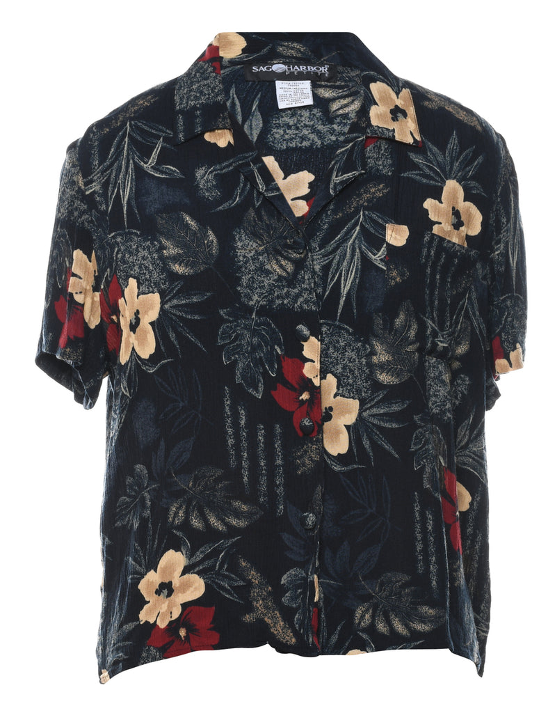 Floral Hawaiian Shirt - M