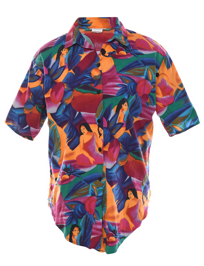 Floral Hawaiian Shirt - S