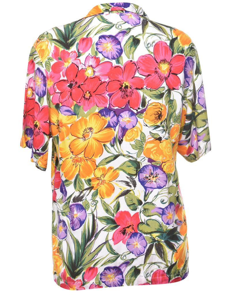Floral Hawaiian Shirt - S
