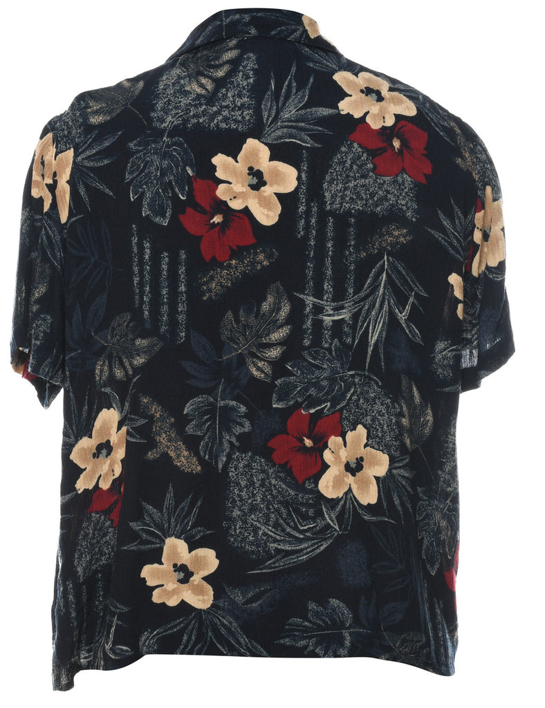 Floral Hawaiian Shirt - M