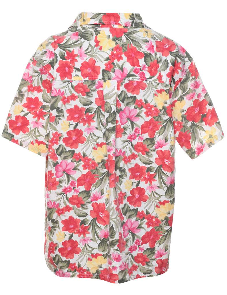 Floral Hawaiian Shirt - L