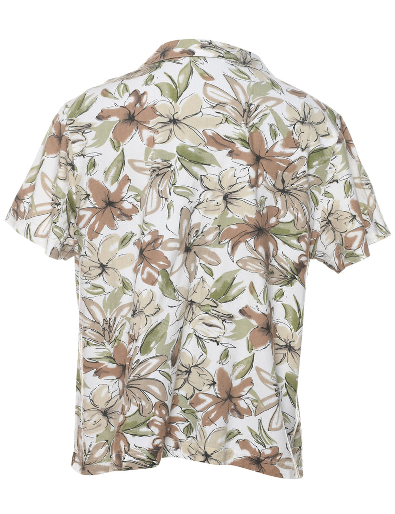 Floral Hawaiian Shirt - XL