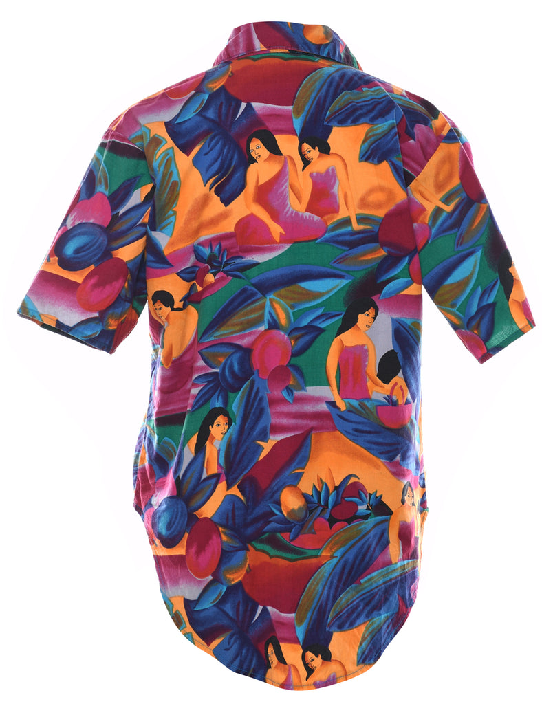 Floral Hawaiian Shirt - S