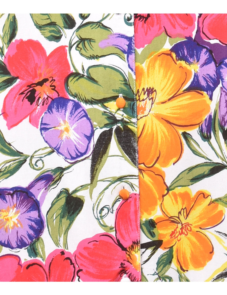 Floral Hawaiian Shirt - S