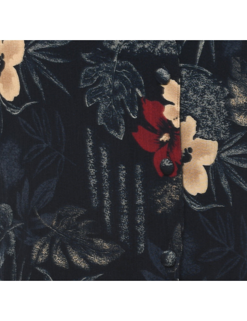 Floral Hawaiian Shirt - M