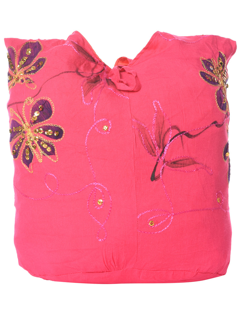 Floral Hobo Bag - M