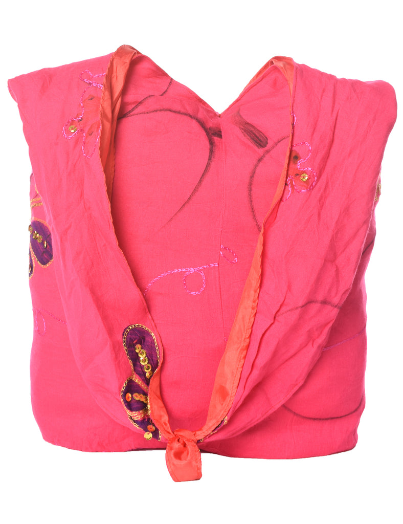 Floral Hobo Bag - M