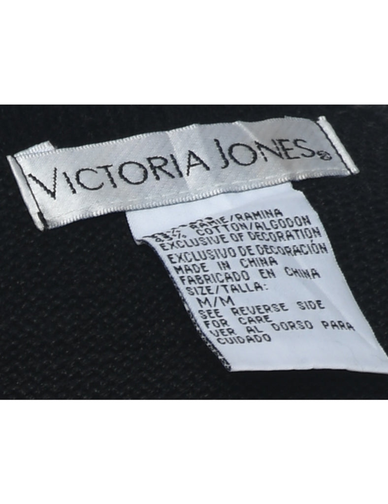 Floral Knit Jumper - M