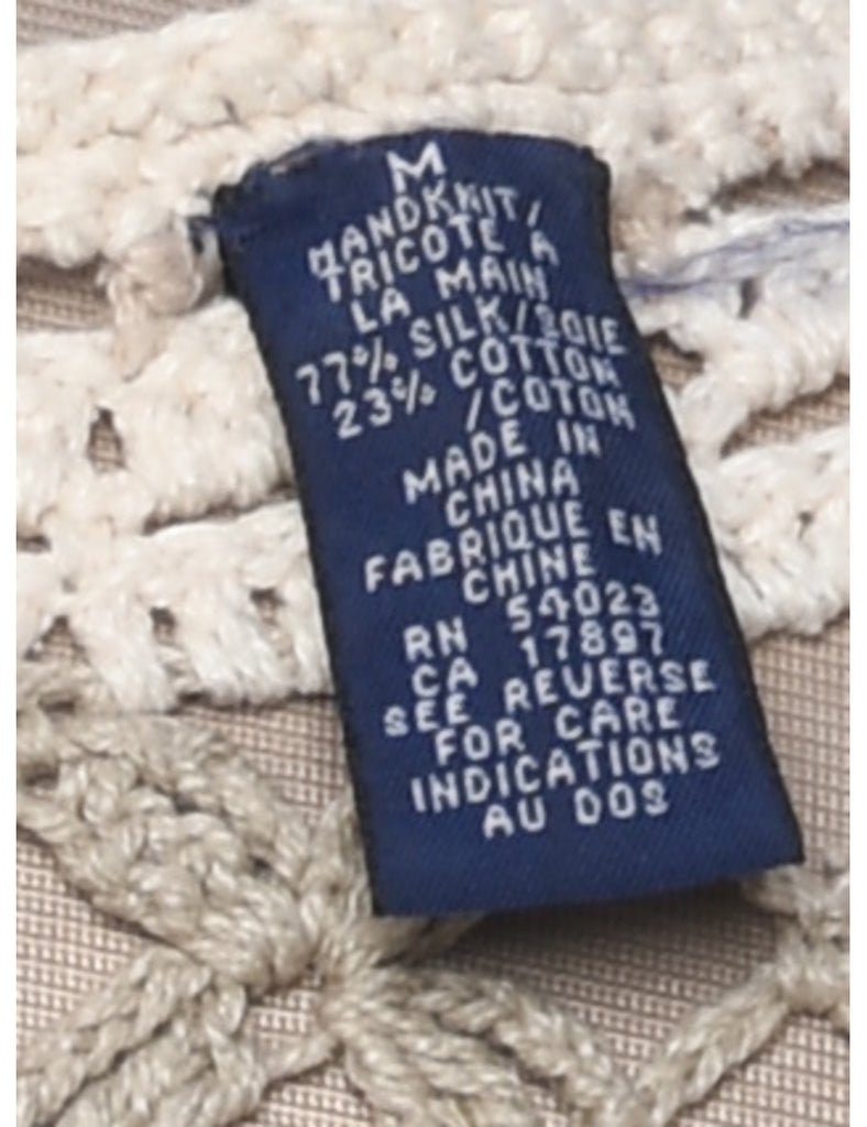 Floral Knit Jumper - M