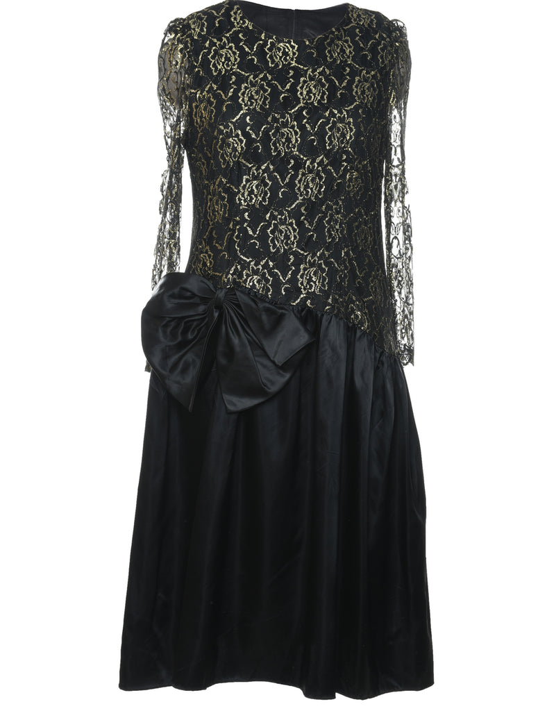 Floral Lace Evening Dress - XL