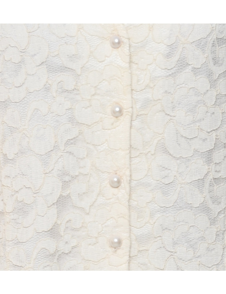 Floral Lace Jacket - L